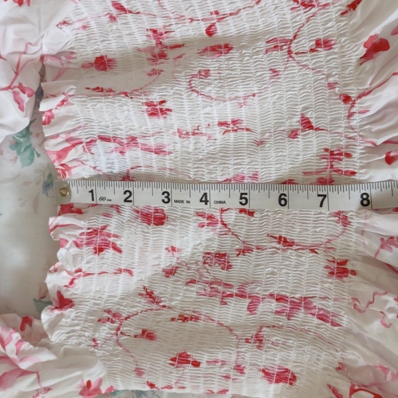 EUC Hill House Home Pink Botanical Nesli Dress - Picture 8 of 12